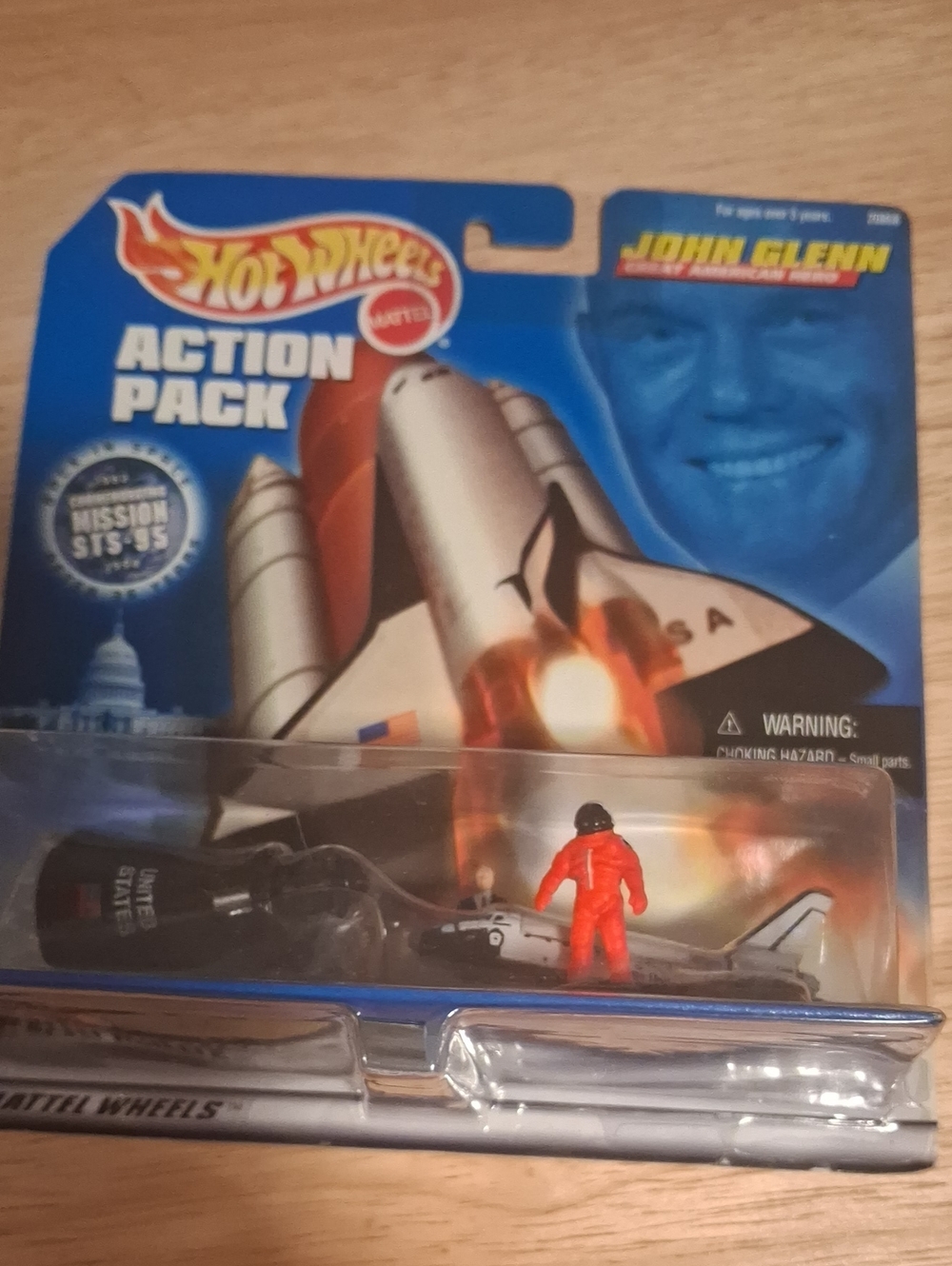 Mattel Hot Wheels Space Shuttle John Gleen Mission Sts-95 1998